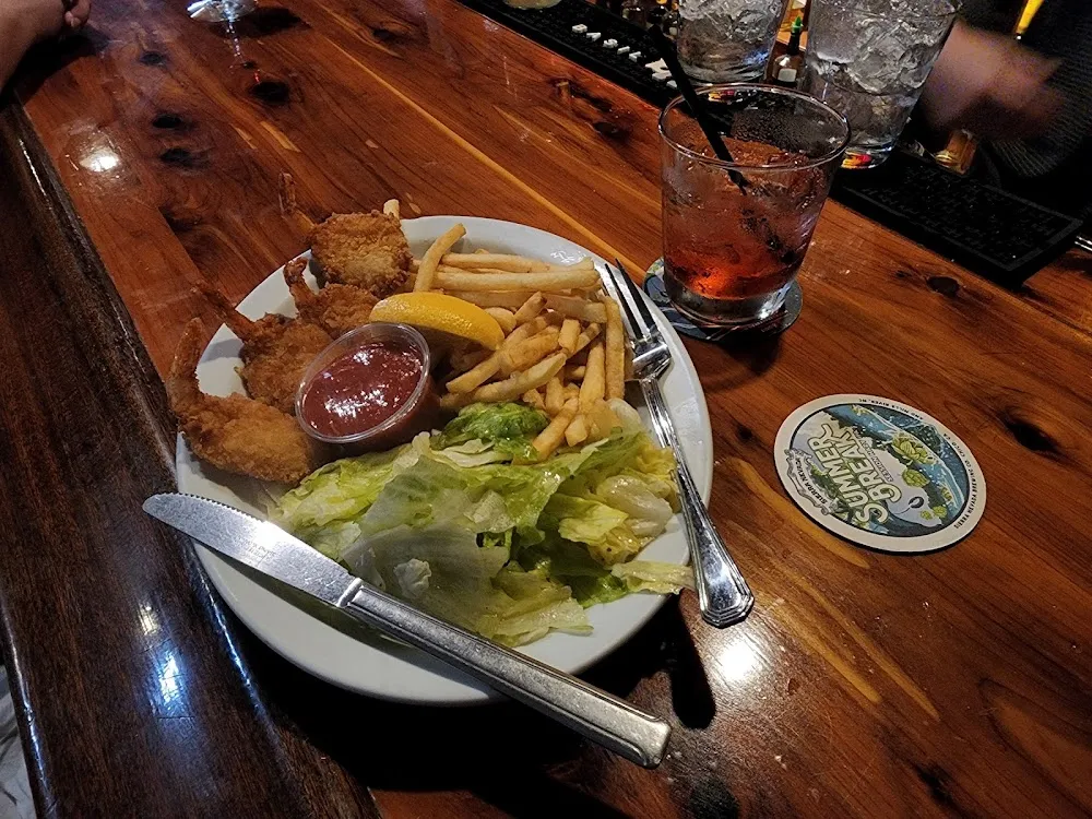 Shrimp Fries and Salad Nightly Bar Special